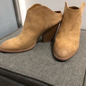 Tan booties